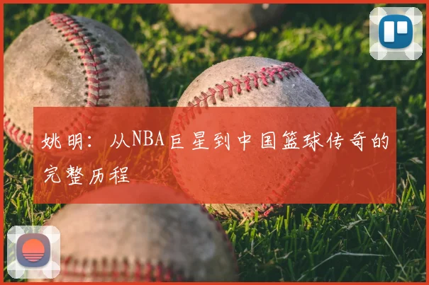 姚明:从NBA巨星到中国篮球传奇的完整历程